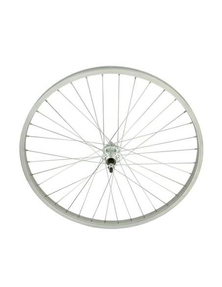 26 x 1.75 Alloy Free Wheel 36 Spoke 14g UCP 3/8 Axle Single Wall Silver.